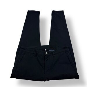 Outlier Strongtwill Pants‎ Black Mens Size 33x30 Two Way Stretch DWR Portugal